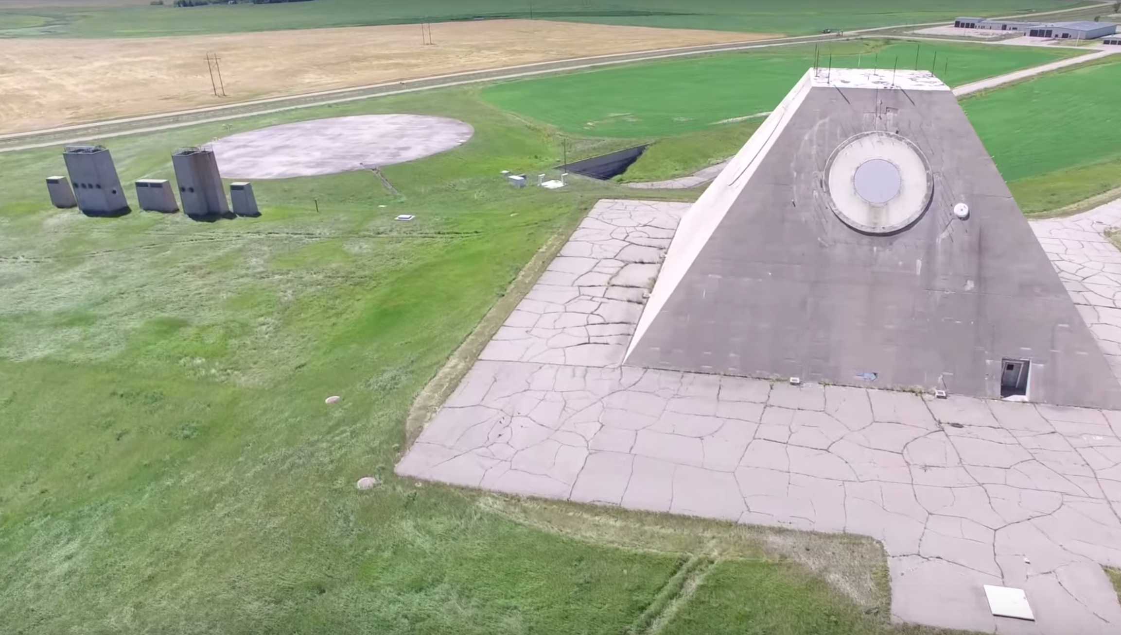 Drone Footage Of An Abandoned Military Complex In North Dakota