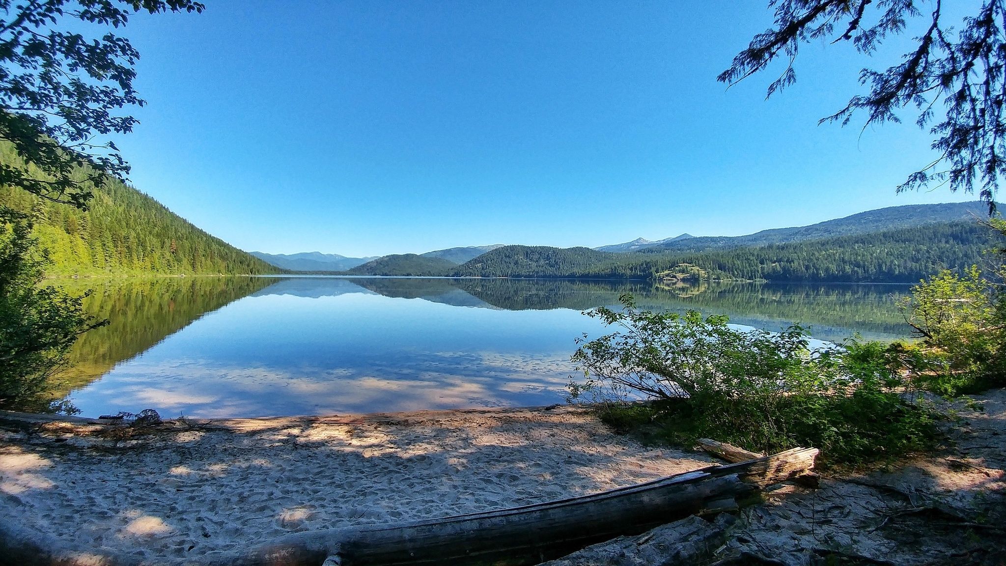 Priest Lake Has a Secluded Beach On Navigation Trail In Idaho