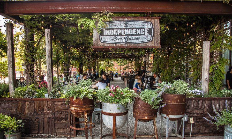 The Outdoor Beer Garden In Pennsylvania Is In The Most