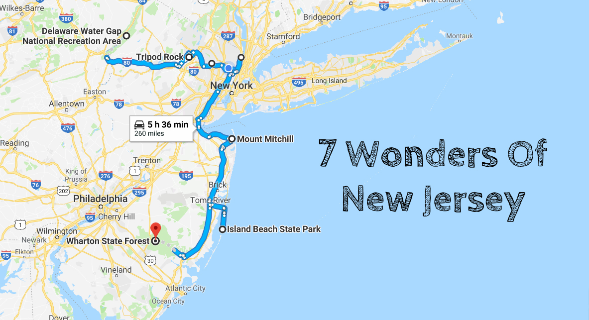 This Scenic Road Trip Will Take You To All 7 Wonders Of New Jersey