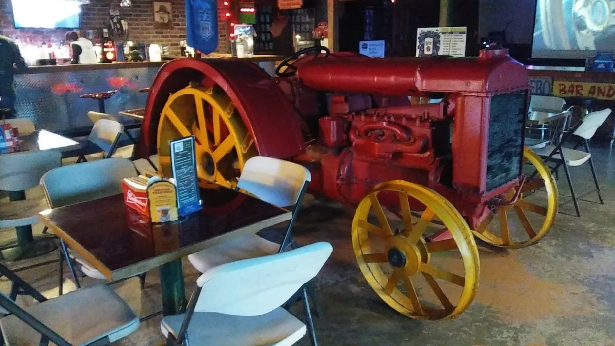 The Tractor Bar And Grill In West Virginia Is Located In A Old