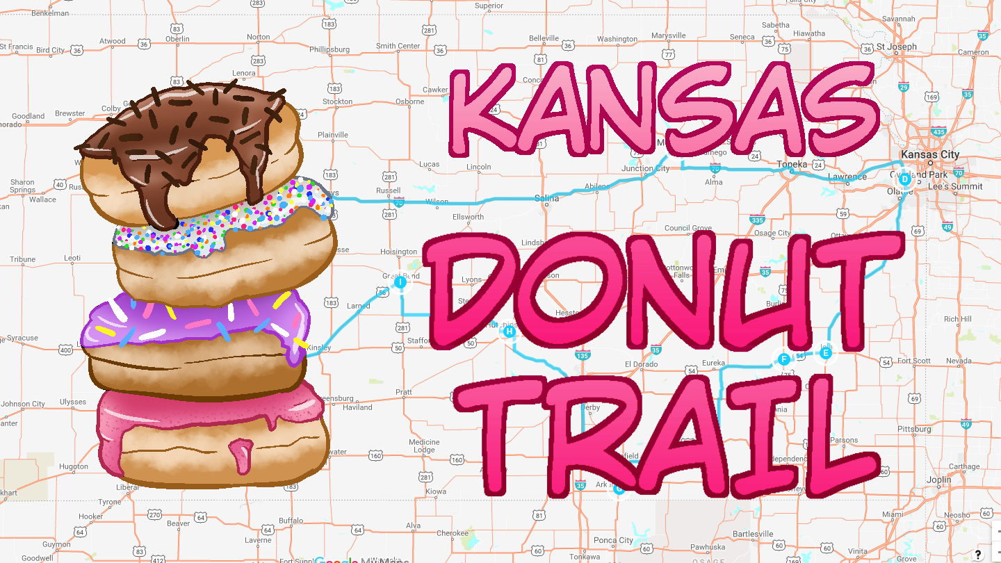 Poster 19/" x 13/" Flavored Donuts