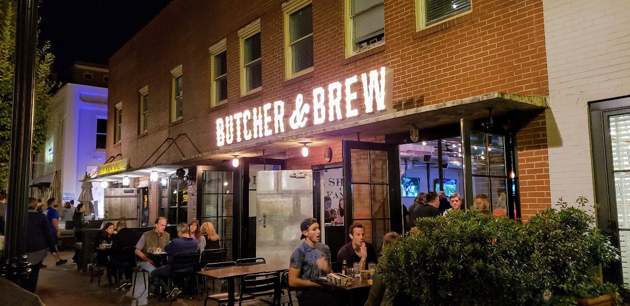 Indulge In Gigantic Cheeseburgers at Butcher & Brew In