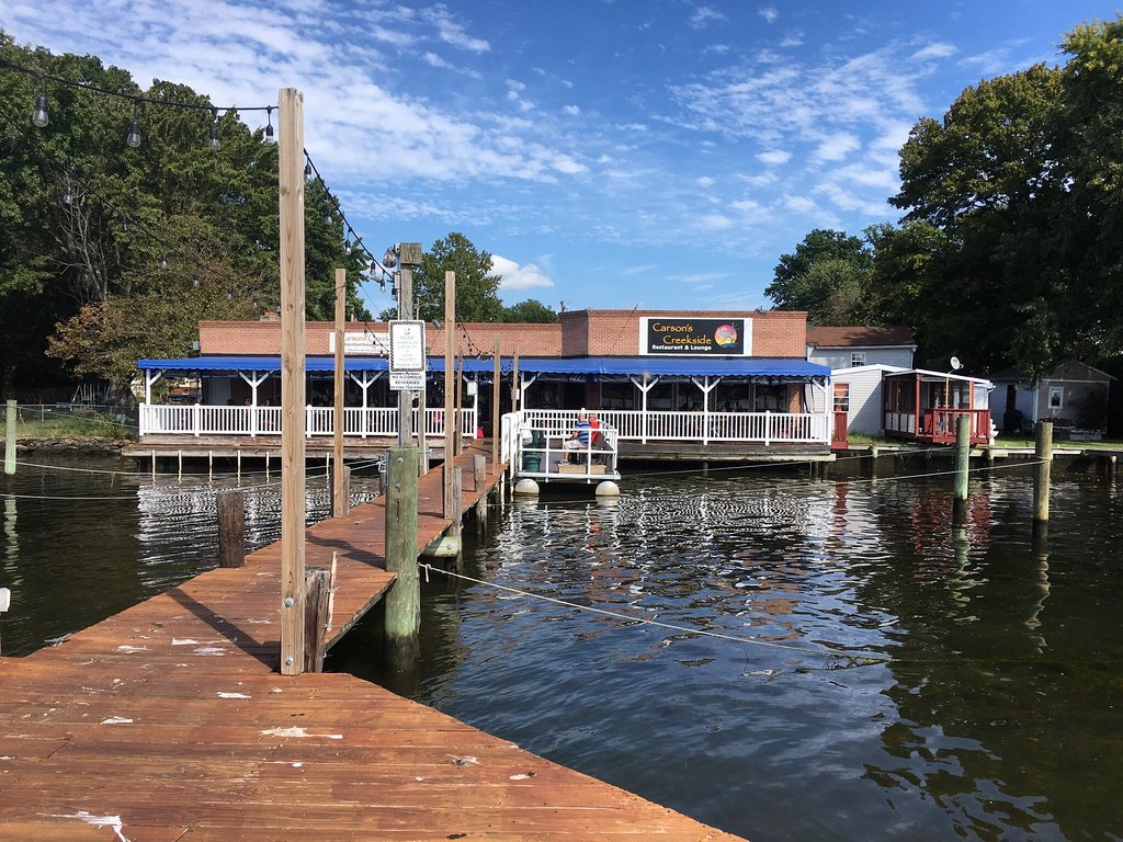 Maryland's Carson's Creekside Restaurant Has Creek Views And Seafood