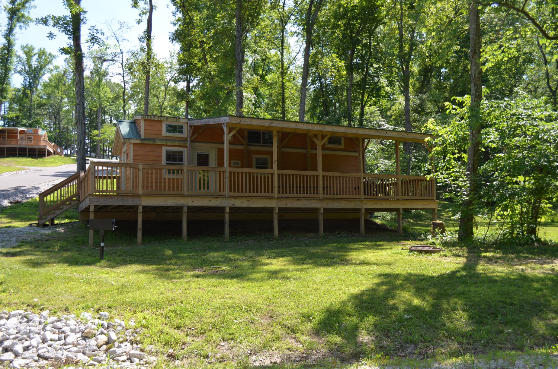Rudolph Campground In Santa Claus Indiana Has Christmas Cabins