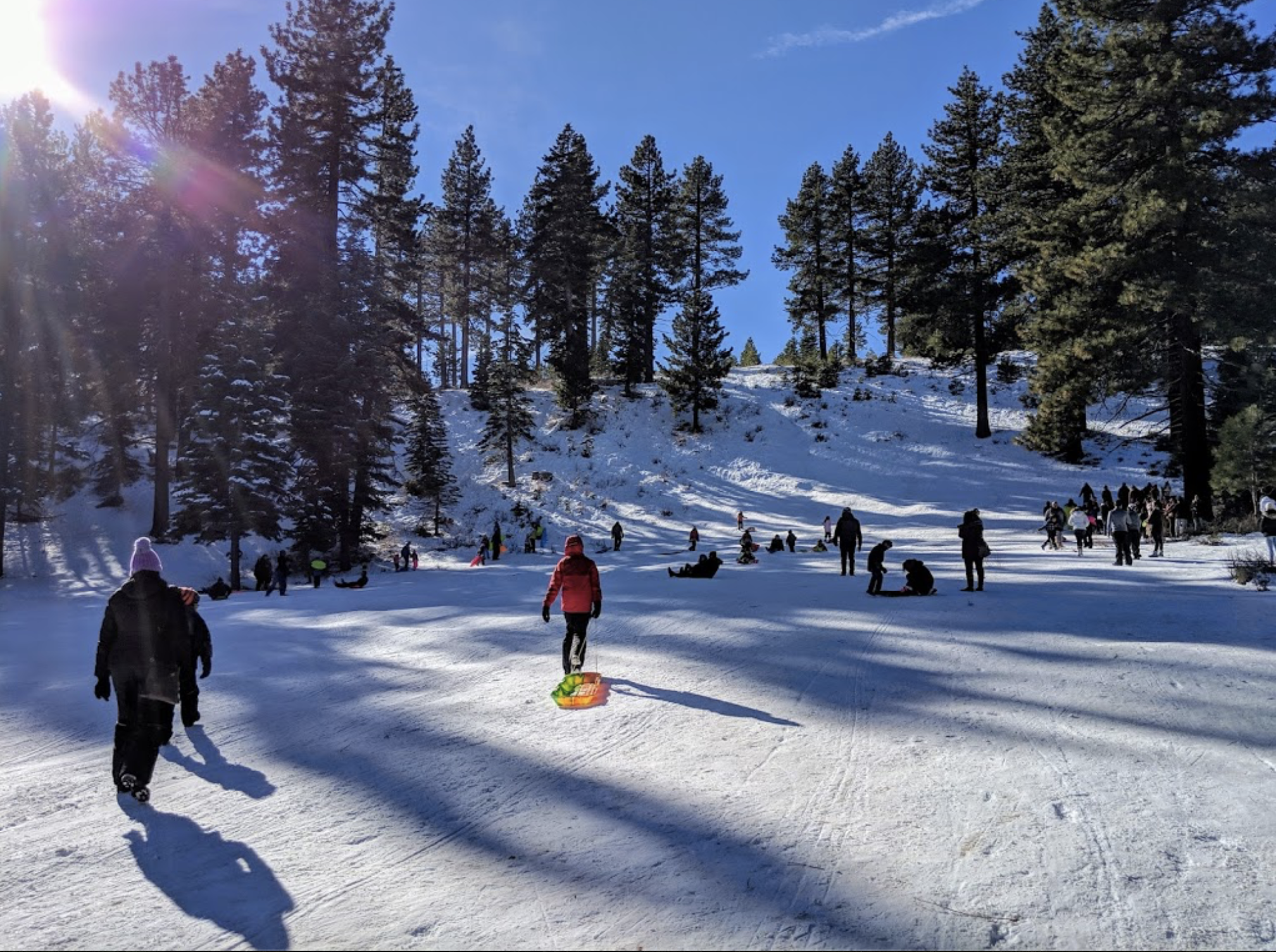 This Public Sledding Hill In Nevada Boasts Hours Of Snow Play