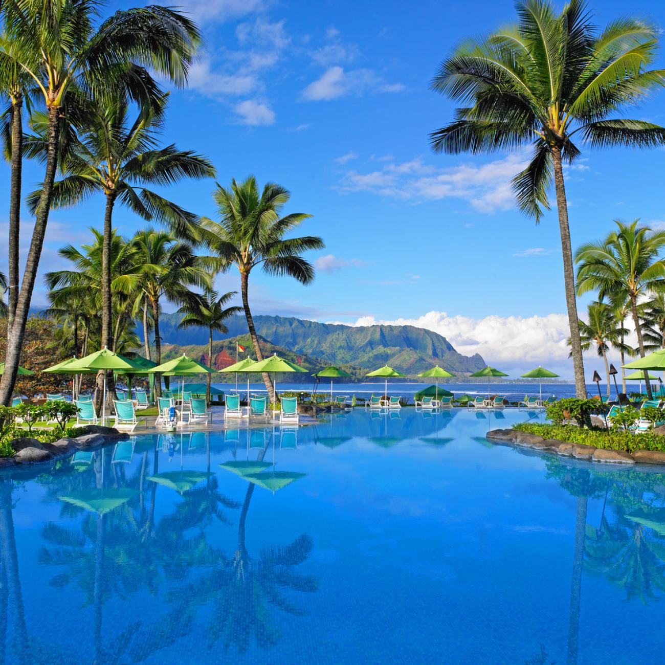 Perched Above Hanalei Bay, The Princeville Resort In Hawaii Is A