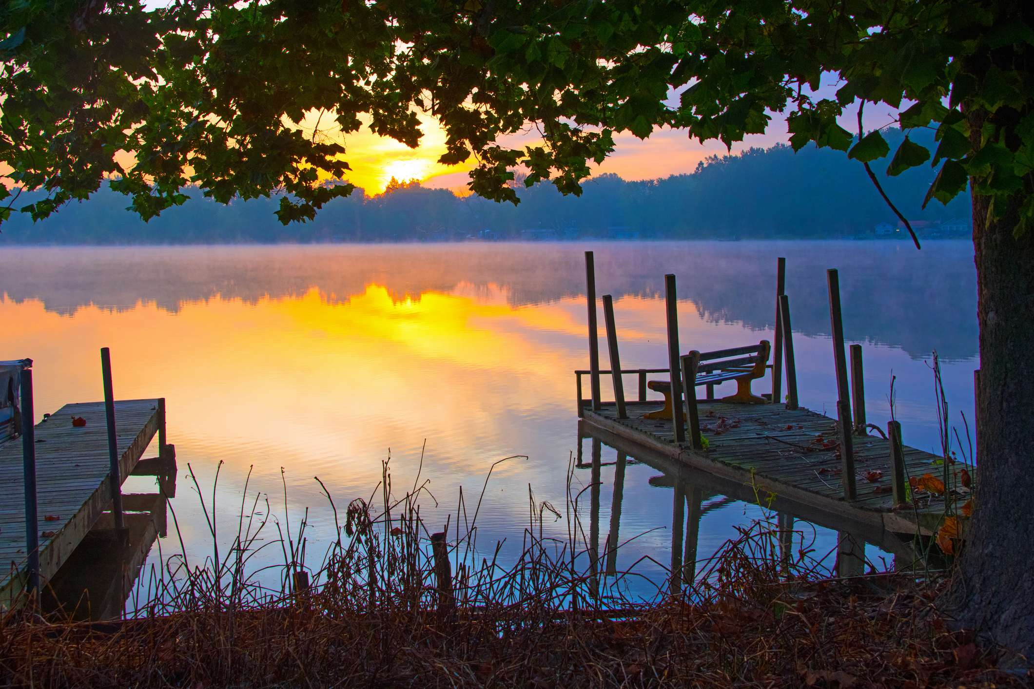 Nyona Lake Is Best For Morning Sunrises In Indiana
