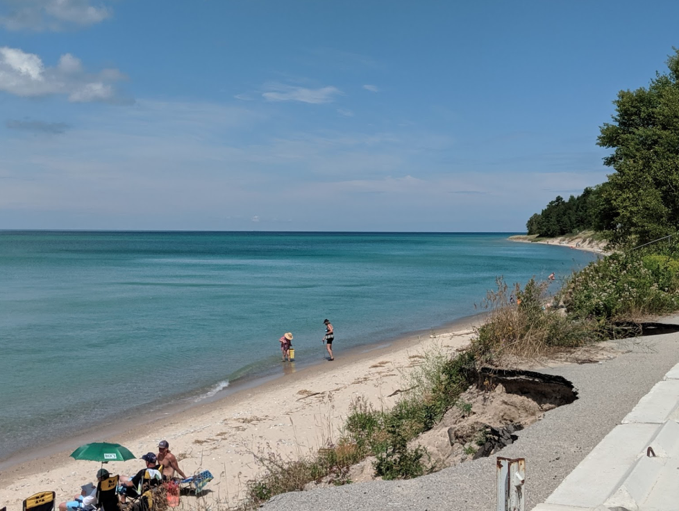 Christmas Cove Beach In Michigan Has Brilliant Blue Waters