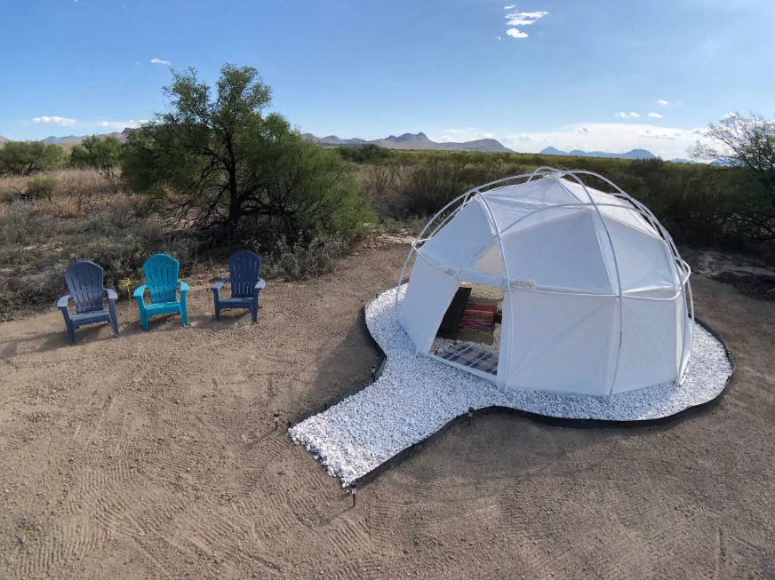 Dome Airbnb In The West Texas Desert With Big Bend Glamping