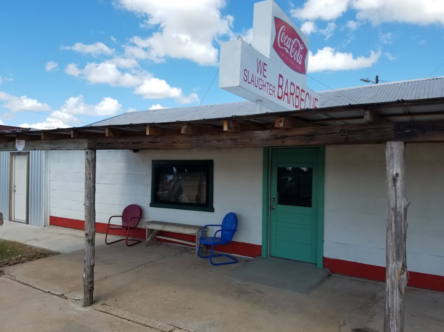 The Gas Station Is A BBQ Joint From The Texas Chainsaw Massacre
